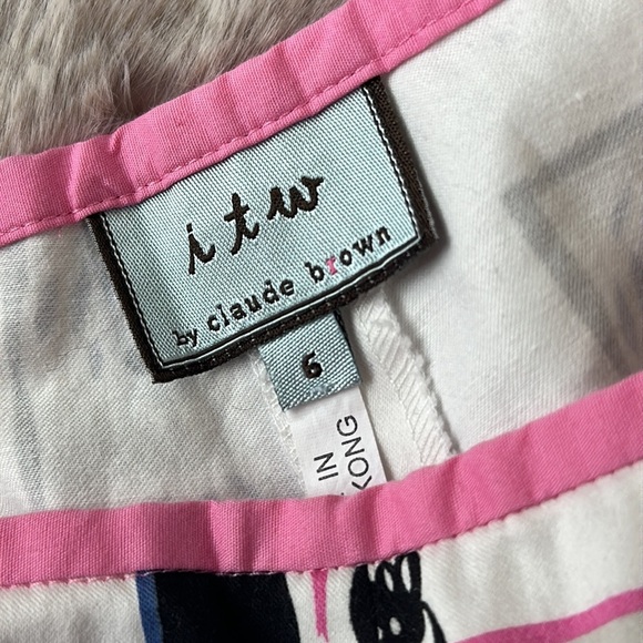 Itw by Claude Brown | Dog Motif Cropped Pants - Picture 9 of 11